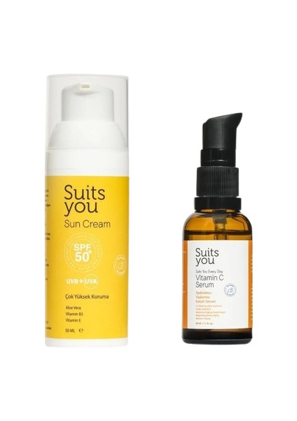 Güneş Korumalı 2'Li Set
