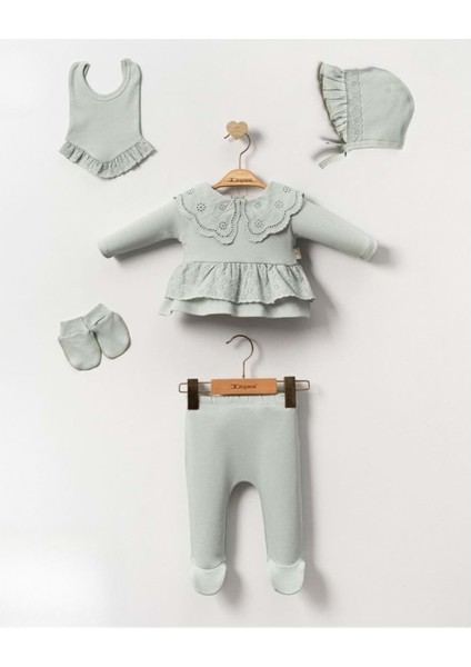 Cayzenelite Kız 5 Parça Takım 2069296 - Su Yeşili