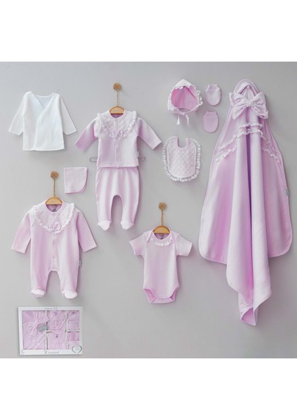 Cayzen Dantelli 10 Parça Hastane Çıkışı 3004783 - Pembe