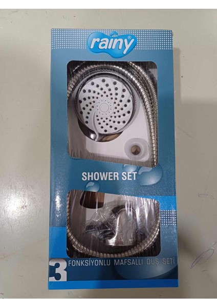 Rainy Eko Fonksiyonlu Mafsallı Duş Seti