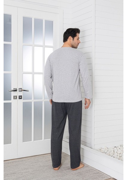 Erkek Uzun Kol Pijama Takımı
