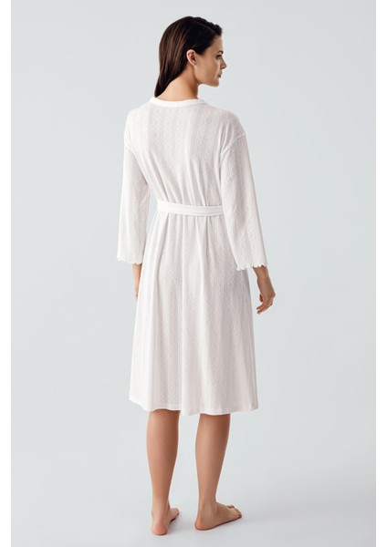 Kalın Askılı Ajurlu Esnek Pamuklu Hamile Sabahlık Gecelik Takım 17408 indirimleri