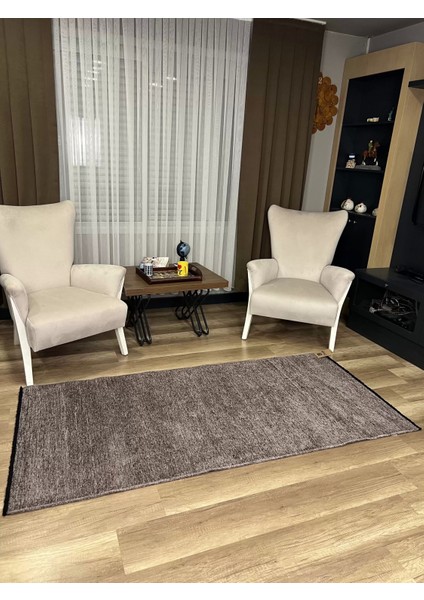 Liv 389 Gri Dekoratif Yıkanabilir Kilim