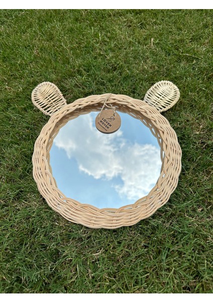 Rattan Bobo Kulaklı Ayna