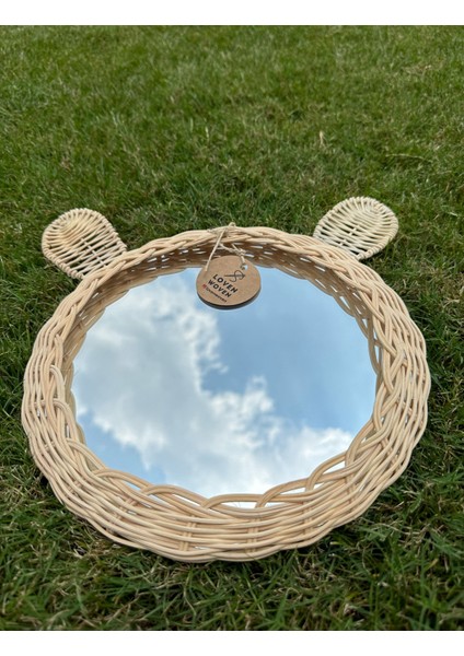 Rattan Bobo Kulaklı Ayna