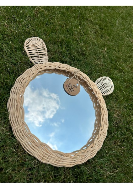 Rattan Bobo Kulaklı Ayna