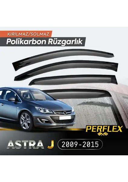Perflex Polikarbon Kırılmaz Rüzgarlık V2 Mugen Opel Astra J (2009-2015)