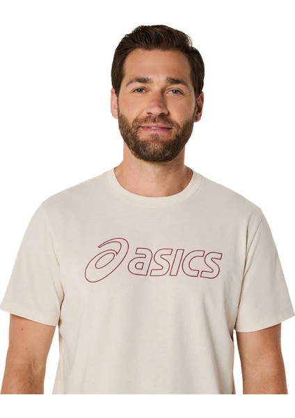 Logo Erkek Beyaz Koşu T-Shirt 2031E188-201 fırsatları