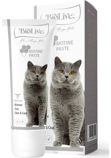 Biolive Biotine Kediler Paste 100gr