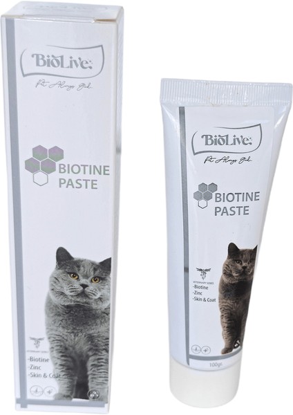 Biolive Biotine Kediler Paste 100gr