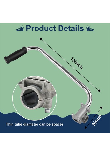 2 Adet Ot Ayıklayıcı Sapı - Ip Kesme Makinesi Sapı, Ergonomik Kesme Makinesi Sapı, Braket Kelepçeli Ot Ayıklayıcı Sapı (Yurt Dışından) fiyatları