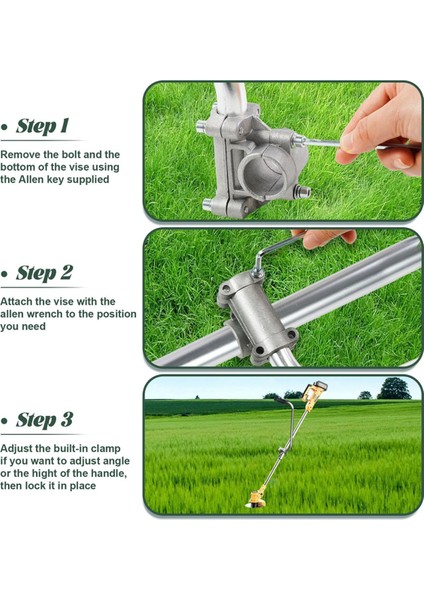 2 Adet Ot Ayıklayıcı Sapı - Ip Kesme Makinesi Sapı, Ergonomik Kesme Makinesi Sapı, Braket Kelepçeli Ot Ayıklayıcı Sapı (Yurt Dışından) fırsatları