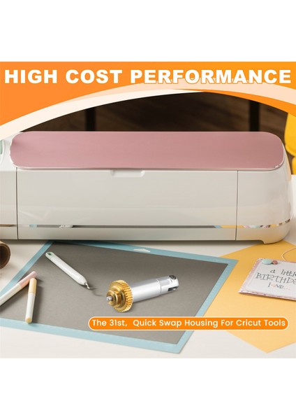 Maker/maker 3 Için Dalgalı Bıçak ve Hızlı Değiştirme Yuvası, Vinili Keser, Cricut Maker Kesme Makinesi Için Ütüyle Yapıştırma (Yurt Dışından)