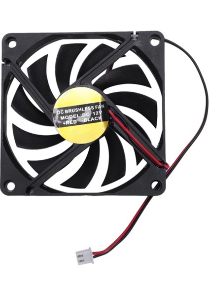 80MM 2 Pin Konnektör Soğutma Fanı Düşük Basınç Pc Bilgisayar Kasası Cpu Soğutucu Radyatör (Yurt Dışından)