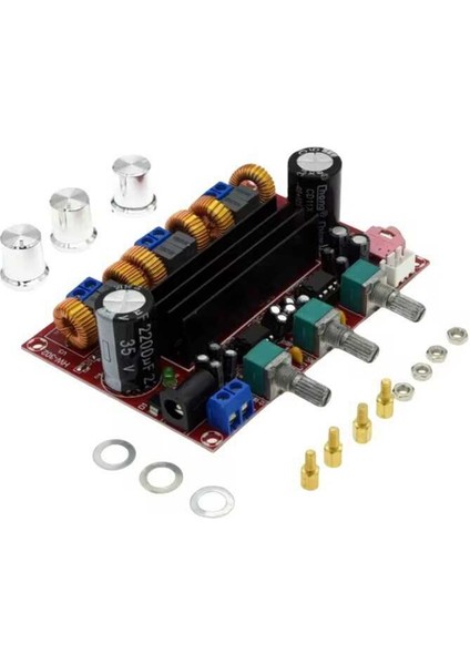 XH-M139 Dijital Güç Amplifikatörü Kartı 2.1 Kanal 2X50W&100W DC12-24V Amplifikatör Modülleri TPA311602 (Yurt Dışından)