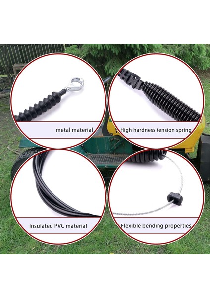 946-05124A 746-05124A Güverte Bağlantı Kablosu Craftsman, Mtd, Bahçe Makineleri, Troy-Bilt, Husky, Murray Çim Biçme Makineleri Traktör Için Uygundur (Yurt Dışından) fiyatları