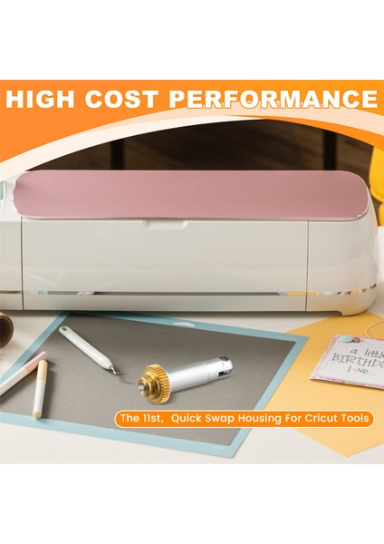Temel Delme Bıçağı ve Hızlı Değiştirme Muhafazası, Cricut Maker Kesme Makinesi Için Kağıt, Kartonu ve Daha Fazlasını Keser (Yurt Dışından)