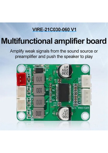 TPA3118D2 Dijital Stereo Ses Amplifikatör Kartı 30W&30W 2.0 Kanal Amplifikatör Modülü Dc 12-24V Ses Amplifikatör Modülü (Yurt Dışından)