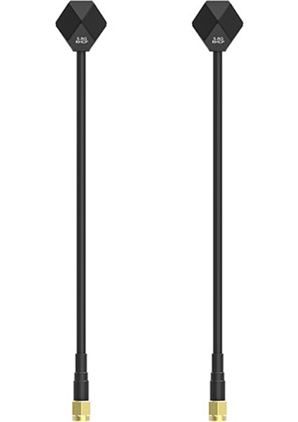 2 Adet 5.8ghz Fpv Anten Sma 2.4dbi Lhcp/rhcp Anten 100MM/150MM Fpv Yarış Drone Aksesuarları Parça C (Yurt Dışından)