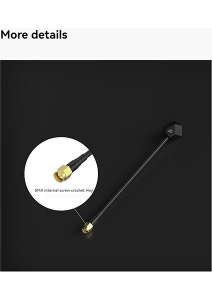 2 Adet 5.8ghz Fpv Anten Sma 2.4dbi Lhcp/rhcp Anten 100MM/150MM Fpv Yarış Drone Aksesuarları Parça C (Yurt Dışından) fırsatları