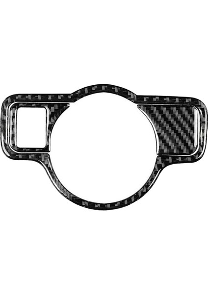 Benz C Sınıfı W204 Gerçek Karbon Fiber Araba Far Anahtarı Dekor Kapağı Döşeme (Yurt Dışından)