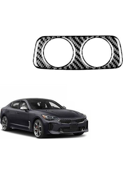 Kia Stinger 2018-2023 Için Gerçek Karbon Fiber Araç Arka Şarj Portu USB Deliği Kapağı Trim Sticker Iç Aksesuarlar (Yurt Dışından) modelleri