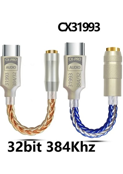 CX31993 Hifi Dac Type C - 3,5 mm Kulaklık Amplifikatörü Ses Kod Çözücü Iem Amp Cep Telefonu Adaptörü A (Yurt Dışından) fiyatları