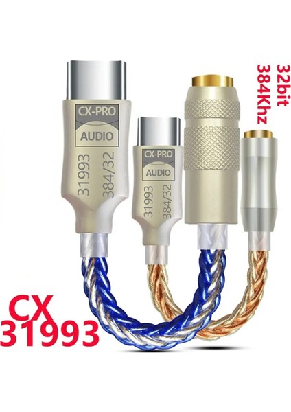 CX31993 Hifi Dac Type C - 3,5 mm Kulaklık Amplifikatörü Ses Kod Çözücü Iem Amp Cep Telefonu Adaptörü A (Yurt Dışından) modelleri