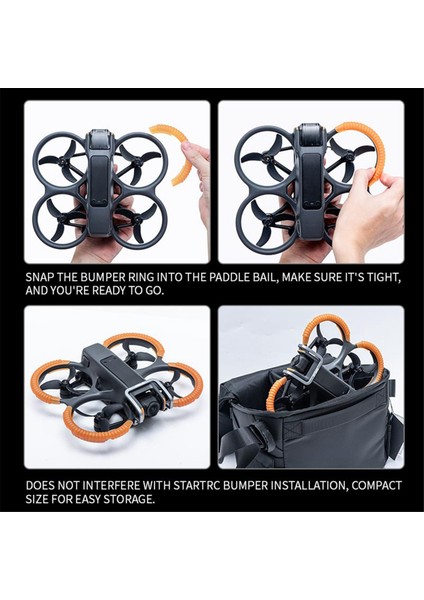 Djı Avata 2 Için Pervane Koruma Tamponu Darbe Koruyucuları Çarpışma Önleyici Tamponlar Pervane Koruma Koruması, Turuncu (Yurt Dışından) modelleri