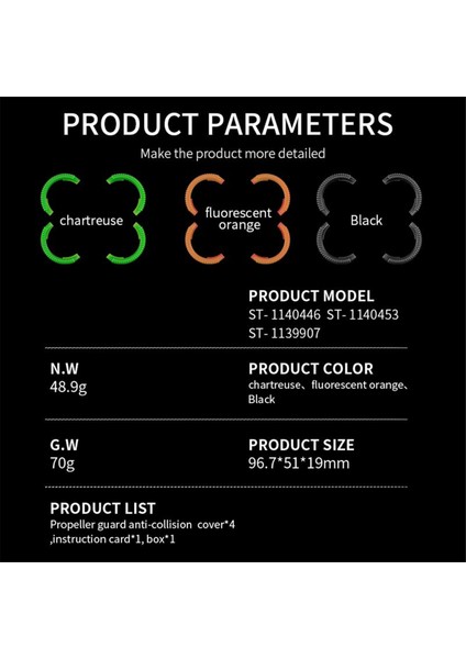 Djı Avata 2 Için Pervane Koruma Tamponu Darbe Koruyucuları Çarpışma Önleyici Tamponlar Pervane Koruma Koruması, Turuncu (Yurt Dışından) fırsatları