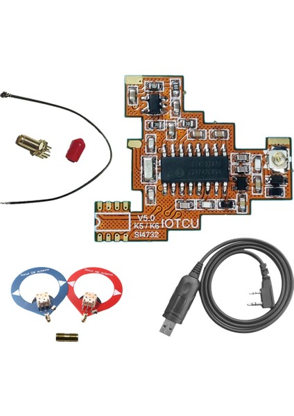 SI4732 V5.0 Fpc Modifikasyon Modülü Kiti Quansheng Uvk5 K6 Hf Kısa Dalga Tam Bant Alımı/tek Yan Bant Alımı Için (Yurt Dışından)