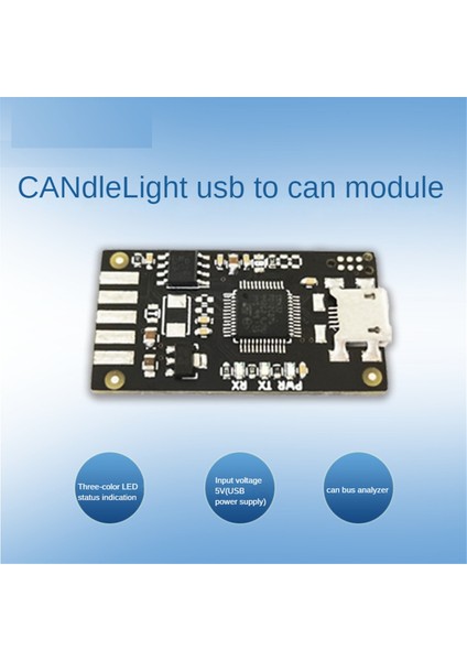Candlelight Usb'den Can Modülüne Can Veri Yolu Analizörü Can Hata Ayıklama Adaptörü Açık Kaynaklı Can Protokol Analizi Için LED Göstergesi (Yurt Dışından) fiyatları