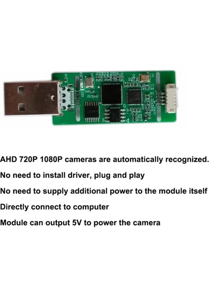Ahd'den Usb'ye Analog Sinyal Yakalama Dijital USB Kamera Modülü Ahd'den Type-C Modülüne Android (B) Için Uvc Ücretsiz Sürücü (Yurt Dışından)