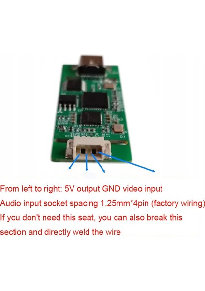 Ahd'den Usb'ye Analog Sinyal Yakalama Dijital USB Kamera Modülü Ahd'den Type-C Modülüne Android (B) Için Uvc Ücretsiz Sürücü (Yurt Dışından)