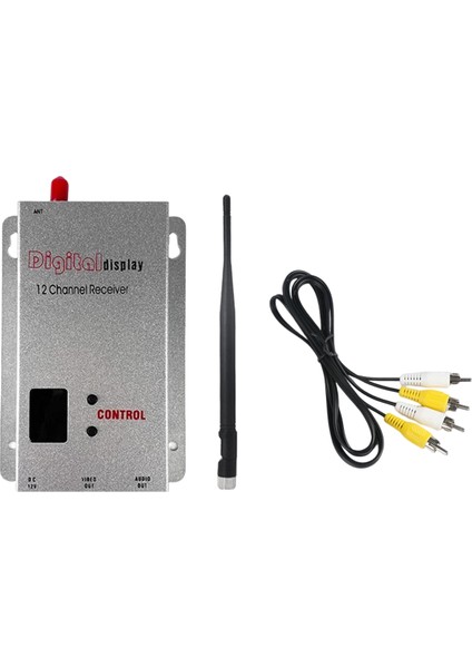 1.2g 1.5W Fpv Vrx Alıcı + Anten 12CH 1500MW Uzun Menzilli Fpv Drone Rc Modeli Için Ses Video Alıcısı (Yurt Dışından)