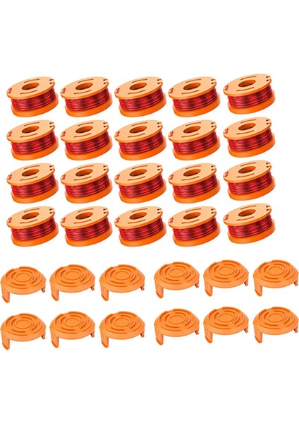 Worx Için Trimmer Makara Misinası Worx Weed Eater Için Yedek Çim Biçme Makinesi Misinası Makara Seti 10FT/3.1M (Yurt Dışından)