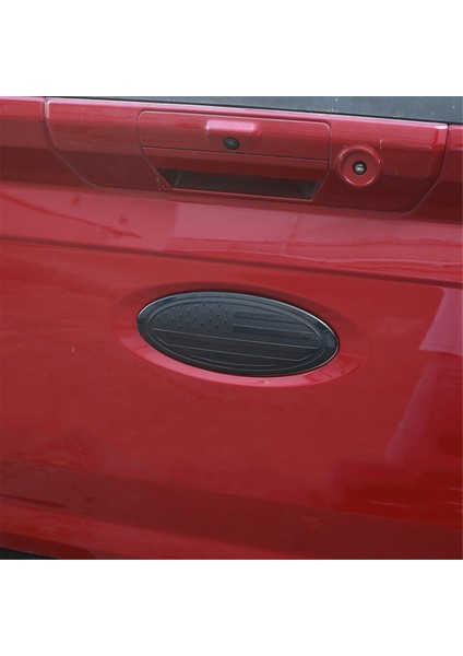 Ford Için Ön Izgara Arka Bagaj Kapağı Amblemi, F150 Mustang Bronco Için 9.5 Inç Abd Bayrağı Amblemi Logosu, Abs Siyah (Yurt Dışından) fiyatları