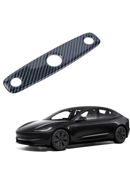 Ön Üst Okuma Lambası Kapağı Döşeme Iç Aksesuarlar Tesla Model 3 Highland 2024 Abs Karbon Fiber (Yurt Dışından) modelleri