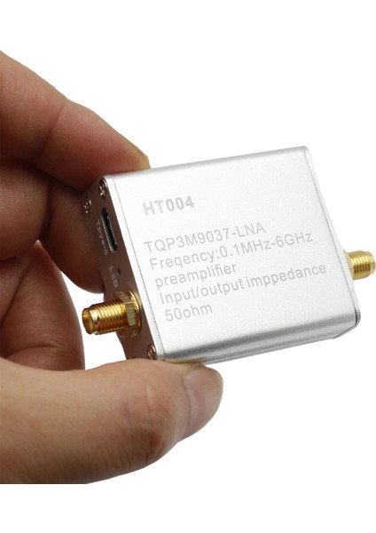 HT004 Düşük Gürültülü Amplifikatör 100K-6GHZ 20DB Yüksek Kazançlı Güç Ön Amplifikatörü Lna Modülü Rf ve Sdr Için (Yurt Dışından)