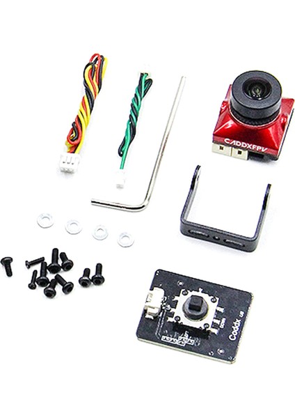 Caddx Ratel 2 Fpv Kamera Ratel2 2.1mm Lens 16:9/4:3 Ntsc/pal Değiştirilebilir Süper Wdr Fpv Yarış Drone Rc Model Kırmızı (Yurt Dışından)