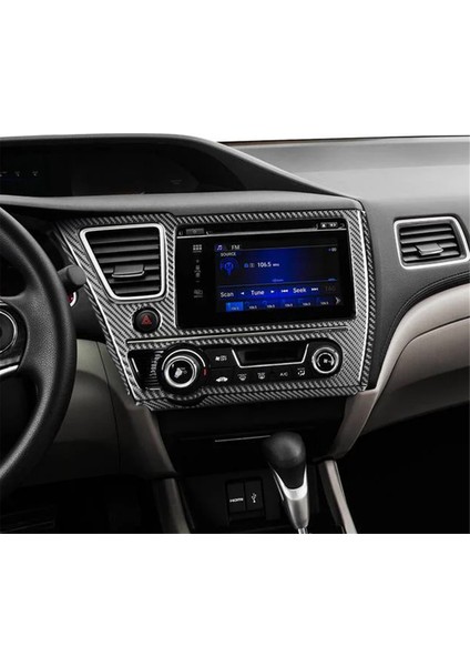 Honda Civic 9. 2012-2015 Lhd Merkezi Kontrol Hava Çıkış Kapağı Döşeme Iç Aksesuarlar Için Karbon Fiber (Yurt Dışından) fırsatları