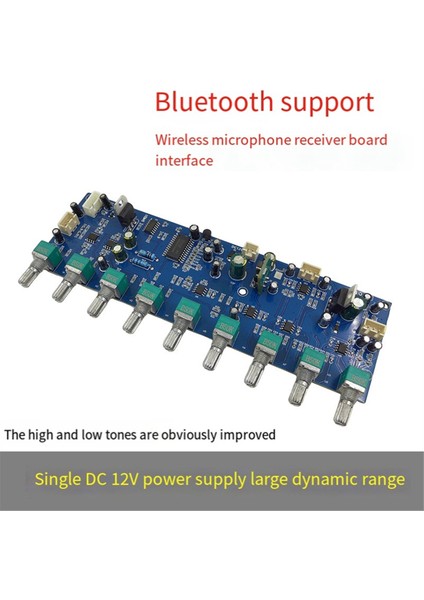 Ton Modülü M65831 T62M0001A Karaoke Reverb Kartı Ön Amplifikatör Kartı Yüksek Bas Ayarı Dc 12V Güç Kaynağı Kartı Modülü (Yurt Dışından) fiyatları