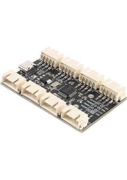 Usb'den 8 Yollu Ttl Seri Port Modülüne CH348 Çok Kanallı Uart Genişletme Kartı Typec'den 8 Ttl Modülüne Pcb Kartı (Yurt Dışından)