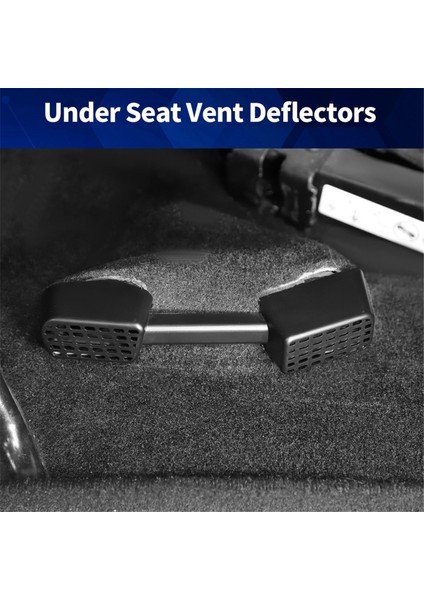 Dodge Ram 2010-2017 Arka Ac Havalandırma Kapağı Yönlü Uzatma Aksesuarları Için Koltuk Altı Havalandırma Deflektörleri (Yurt Dışından) fırsatları