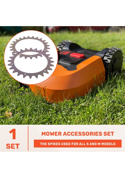 Biçme Makinesi Aksesuarları 205MM Çekiş Tekerleği Saplamaları Worx Landroid Robot Biçme Makinesi S&m Serisi (Yurt Dışından) fırsatları