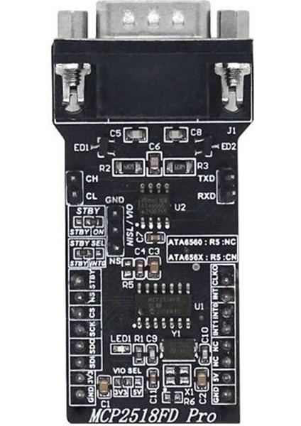 Spı - Canfd Modülü MCP2518FD Modülü ATA6560 Alıcı-Verici Cam Veriyolu Modülü Süper MCP2515 Kontrol Modülü (Yurt Dışından)