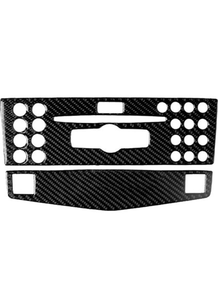 Mercedes-Benz C Sınıfı W204 2007-2010 Tip D Için Karbon Fiber Konsol CD Paneli Döşemesi (Yurt Dışından)