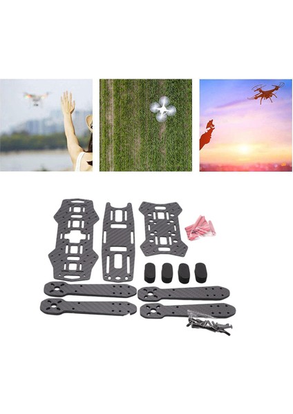 QAV250 V2 Karbon Fiber Çerçeve 4 Eksenli Mini Rc Çok Uçan Helikopter Fpv Quadcopter Drone Çerçevesi Monte Edilmemiş Çerçeve (Yurt Dışından)