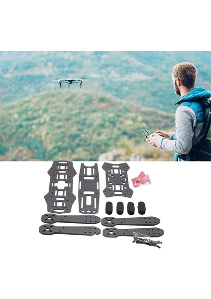 QAV250 V2 Karbon Fiber Çerçeve 4 Eksenli Mini Rc Çok Uçan Helikopter Fpv Quadcopter Drone Çerçevesi Monte Edilmemiş Çerçeve (Yurt Dışından)