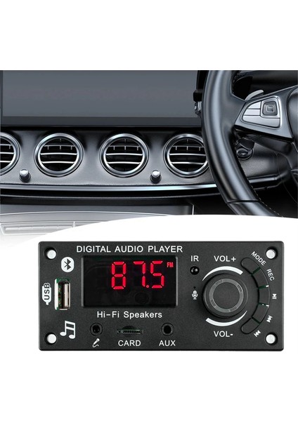 2X50W 100W Amplifikatör Bluetooth 5.0 Mp3 Dekoder Kartı Dıy Araba Mp3 Çalar USB Fm Kayıt Anahtarlama Tf USB Kayıt Çağrı (Yurt Dışından) modelleri